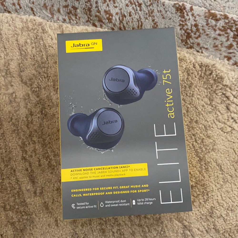 Jabra elite active 75t navy